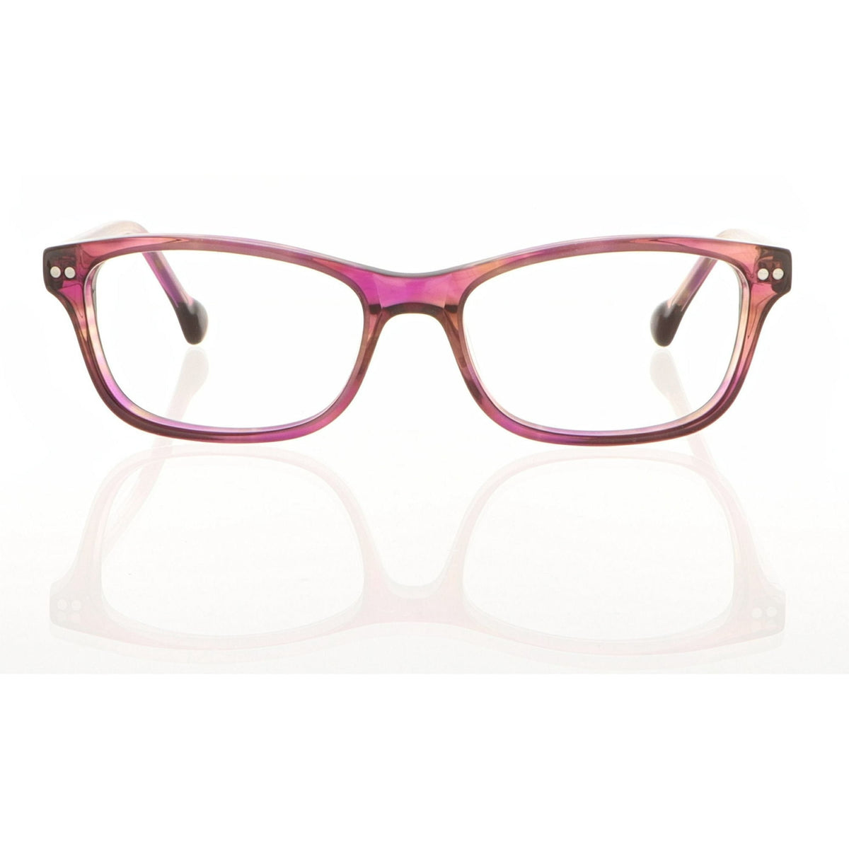 Lunenoir™ Lisa Loeb Eyeglasses Frames for Women, Electric 153, Chocolate Aqua, 51-17-135