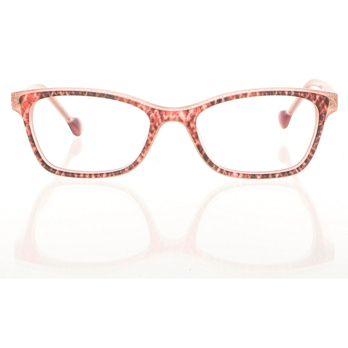 Lunenoir™ Lisa Loeb Eyeglasses Frames for Women, Electric 153, Chocolate Aqua, 51-17-135