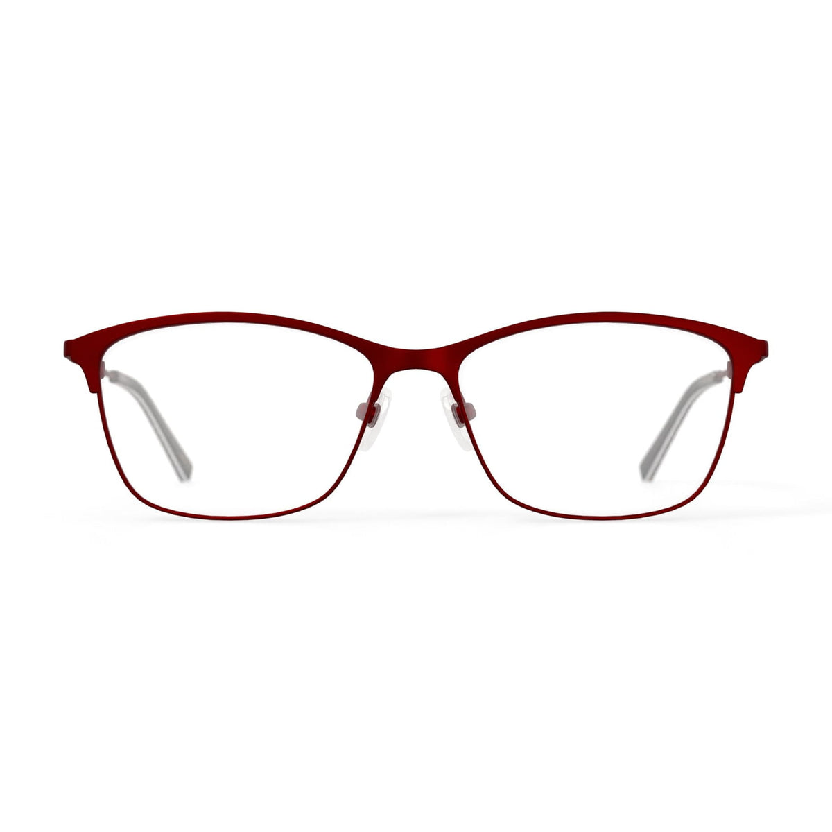 Love Ellen DeGeneres Womens Touro Prescripton Eyeglasses with Case, Matte Burgundy