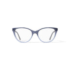 M America Women's Madison Cat Eye Prescription Eyeglasses with Case, Crystal Grey