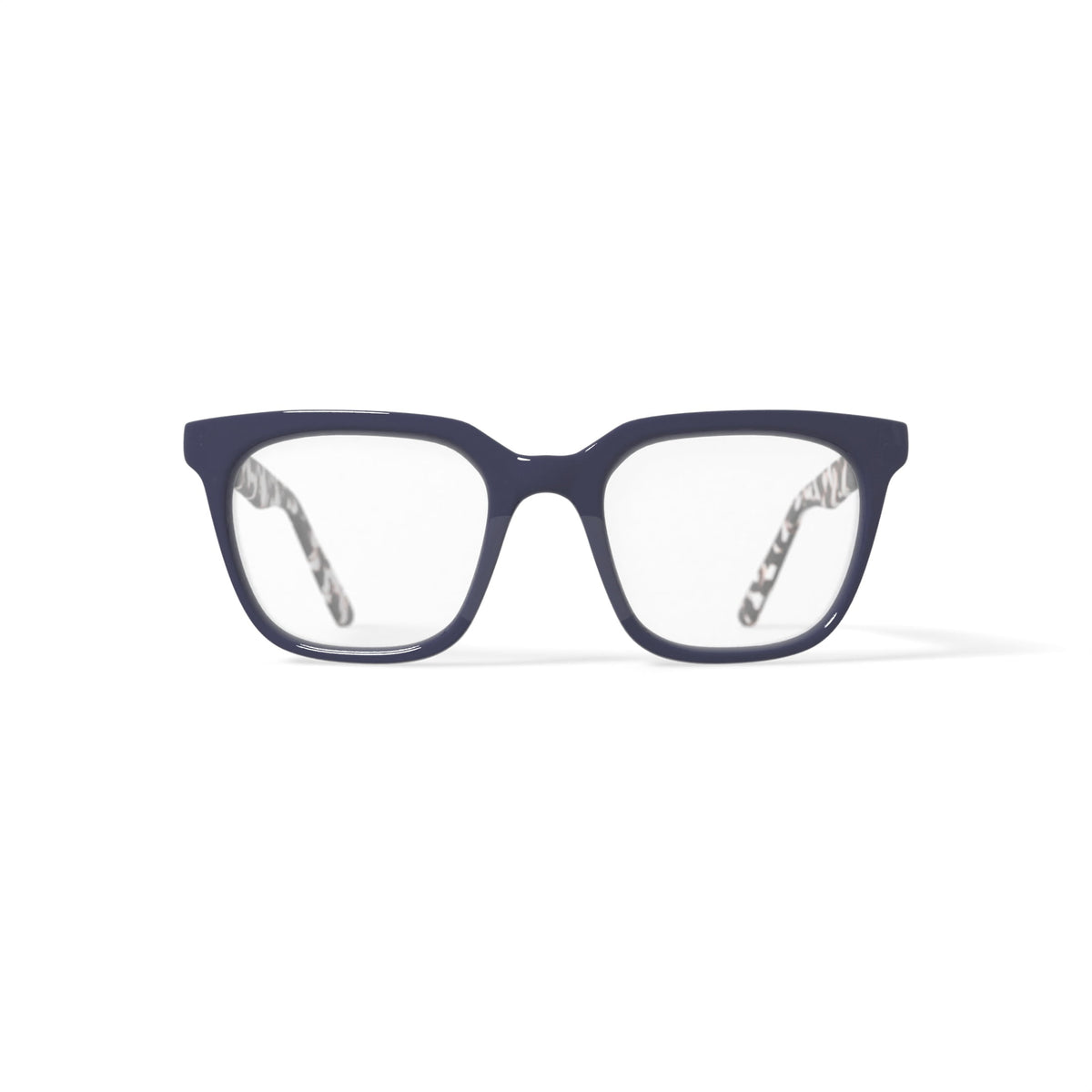 M America Women's Irving Square Prescription Eyeglasses with Case, Blue