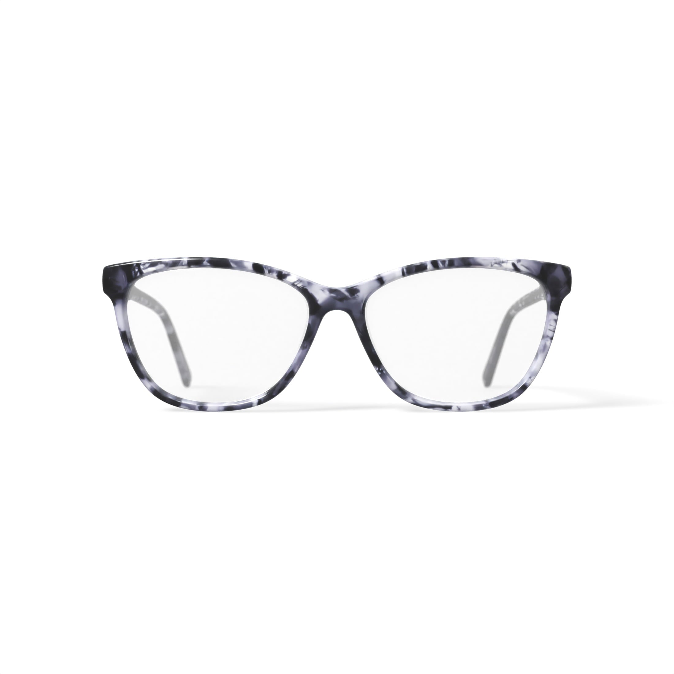 M America Women's Halsey Square Prescription Eyeglasses with Case, Gray