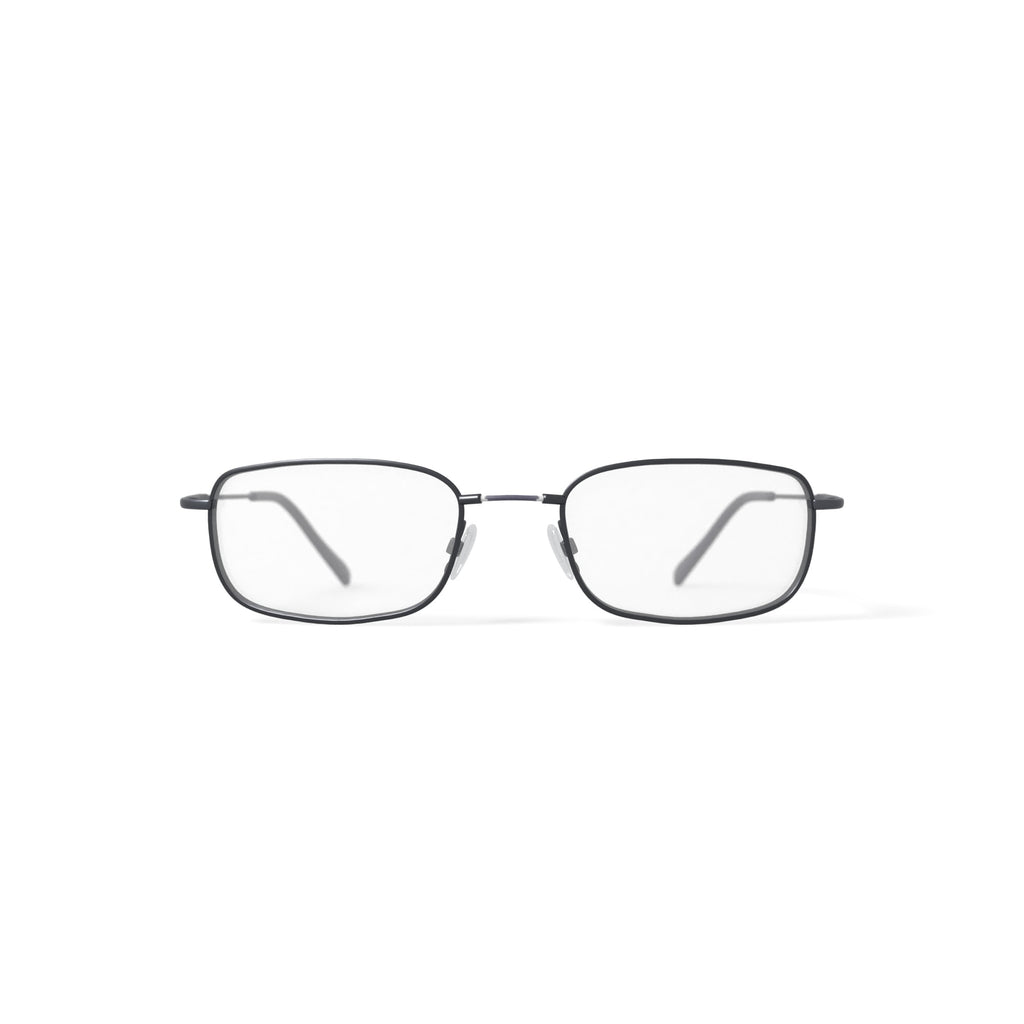 M+Flex Men's MF507 Rectangular Prescription Eyeglasses with Case, Gunmetal