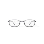 M+Flex Men's MF507 Rectangular Prescription Eyeglasses with Case, Gunmetal