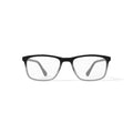 M America Men's Benson Square Prescription Eyeglasses with Case, Black Gradient