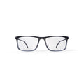 Men's Andrew Rectangular Prescription Eyeglasses with Case, Brown/Grey