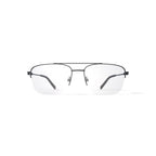 Men's Bashiri Square Prescription Eyeglasses with Case, Grey