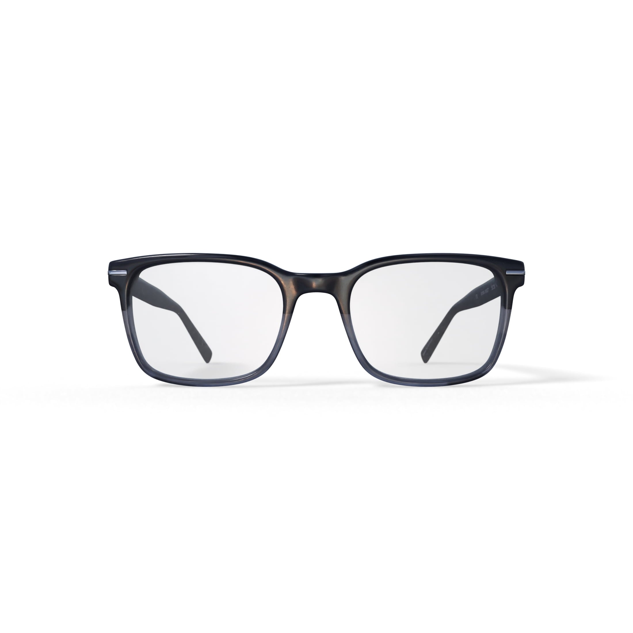 Men's Wyatt Square Prescription Eyeglasses with Case, Black Gradient
