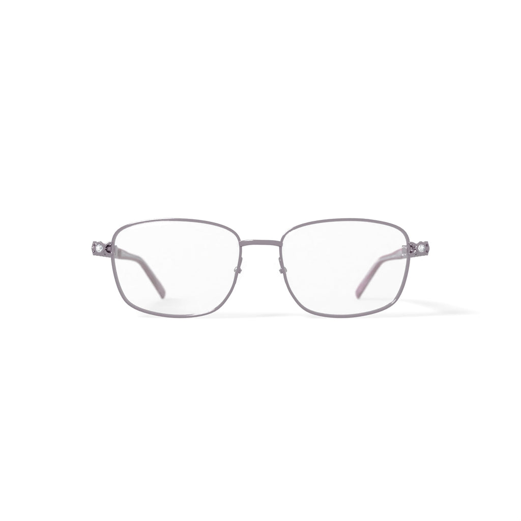 Madison Avenue Women's MAL109 Square Prescription Eyeglasses with Case, Shiny Blush