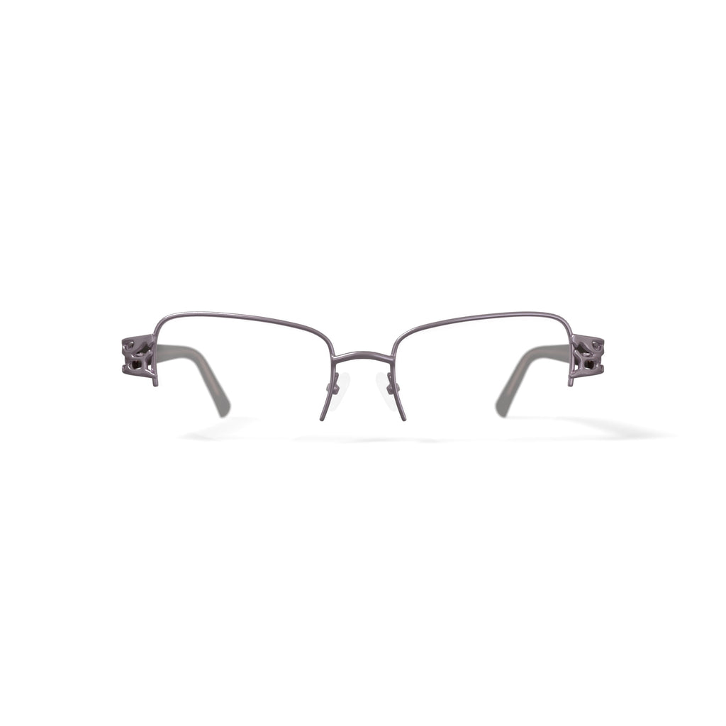 Madison Avenue Women's MAL103 Square Prescription Eyeglasses with Case, Blush