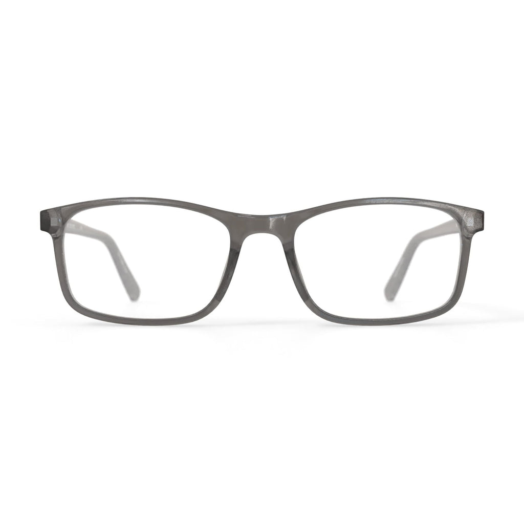 Men's BE27 Rectangular Prescription Eyeglasses with Case, Green