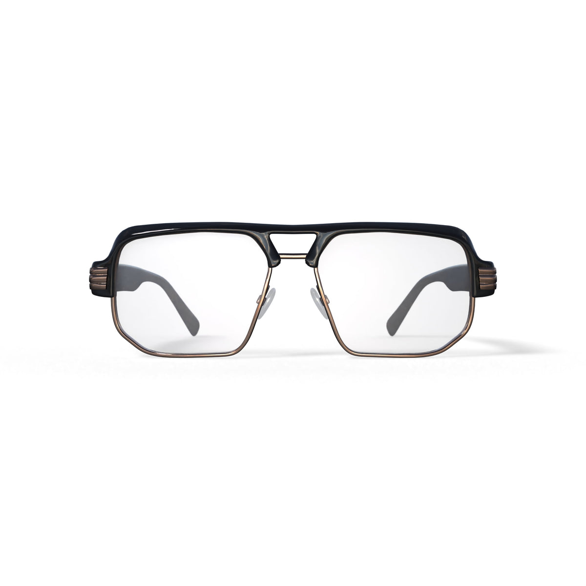 Reverb Men's RVMO5110 Prescription Eyeglasses with Case, Black