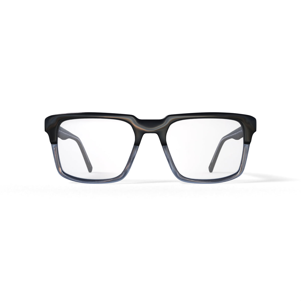 Reverb Men's RVMO5167 Prescription Eyeglasses with Case, Black Crystal