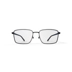 Men's Albert Rectangular Prescription Eyeglasses with Case, Gunmetal