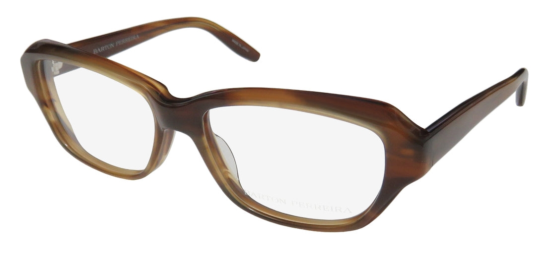 NEW BARTON PERREIRA CORDAY WOMENS/LADIES DESIGNER FULL-RIM BROWN DURABLE POPULAR DESIGN FRAME DEMO LENSES 52-16-140 EYEGLASSES/GLASSES