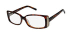 NEW TRUSSARDI 12704 WOMENS/LADIES DESIGNER FULL-RIM HAVANA / GOLD ADULT SIZE CLASSY MUST HAVE FRAME DEMO LENSES 54-14-135 EYEGLASSES/GLASSES