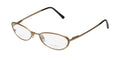 NEW VERA WANG LUXE EPIPHANY I WOMENS/LADIES CAT EYE FULL-RIM TITANIUM GOLD TITANIUM CAT EYE HANDMADE IN ITALY FRAME DEMO LENSES 49-17-130 SPRING HINGES EYEGLASSES/EYE GLASSES
