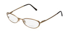 NEW VERA WANG LUXE EPIPHANY I WOMENS/LADIES CAT EYE FULL-RIM TITANIUM GOLD TITANIUM CAT EYE HANDMADE IN ITALY FRAME DEMO LENSES 49-17-130 SPRING HINGES EYEGLASSES/EYE GLASSES
