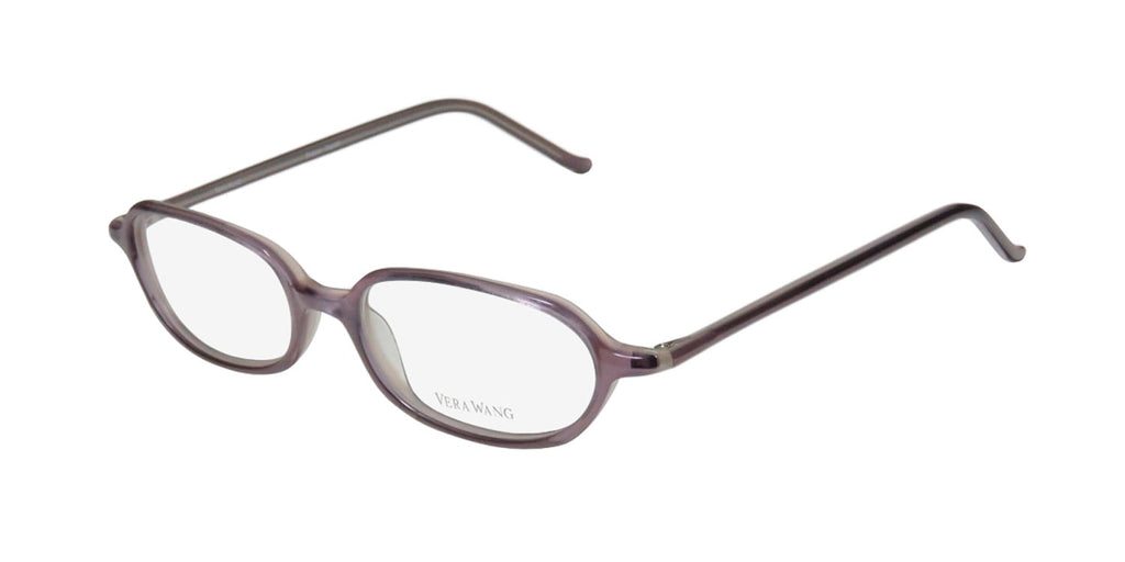 NEW VERA WANG V20 WOMENS/LADIES DESIGNER FULL-RIM LAVENDER OPTICAL CLASSIC MADE IN JAPAN FRAME DEMO LENSES 49-16-136 EYEGLASSES/EYE GLASSES