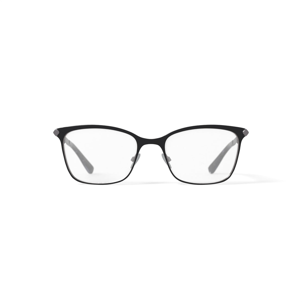 Women's NLO5012 Prescription Eyeglasses with Case, Black