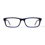 New Balance Men's NB445 Rectangular Prescription Eyeglasses with Case, Blue