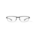 Men's 8097G Prescription Eyeglasses with Case, Satin Black