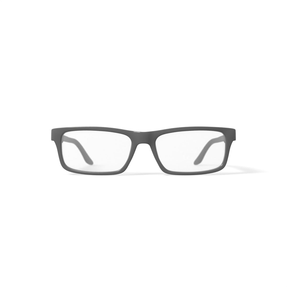 OCTO 180 Men's Champion Rectangular Prescription Eyeglasses with Case, Black