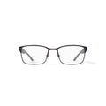 OCTO180 Men's Respect Browline Prescription Eyeglasses with Case, Gray