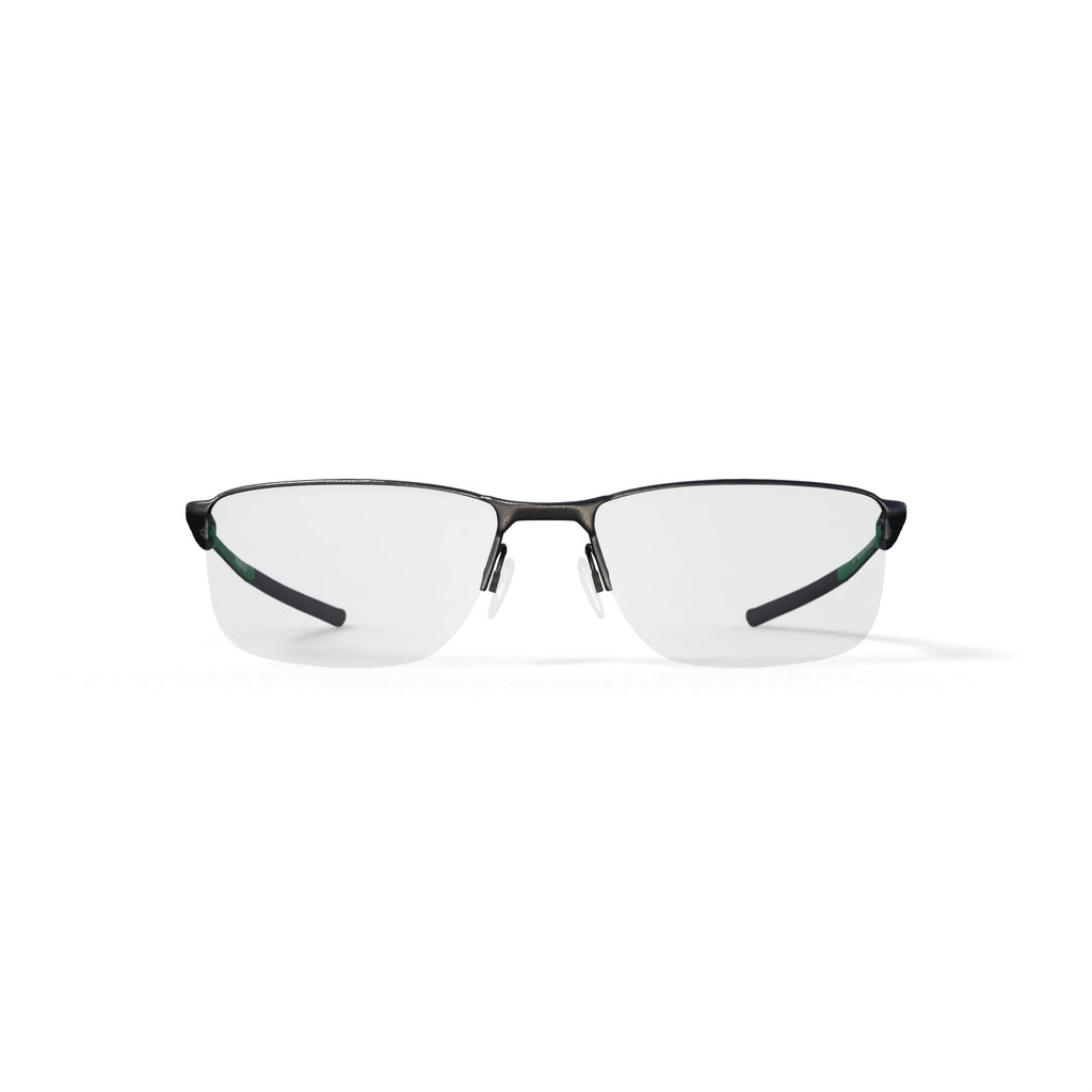Oakley Unisex Rectangular Socket 5.5 l Eyeglasses, Satin Pewter, 56mm