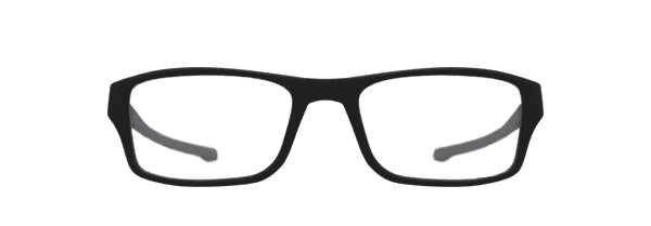 Oakley Unisex Rectangular Chamfer Eyeglasses Satin Black 53mm