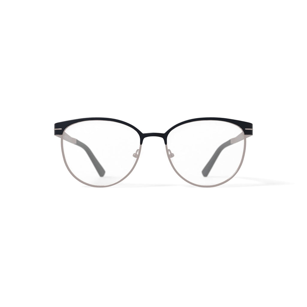 Women's OSL736 Prescription Eyeglasses with Case, Black/Gold