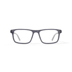 Men's HV720 Rectangular Prescription Eyeglasses with Case, Grey Crystal