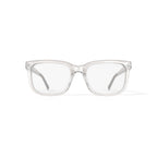 Mens HV725 Square Prescription Eyeglasses with Case, Crystal