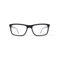 Mens HV704F Rectangular Prescription Eyeglasses with Case, Navy