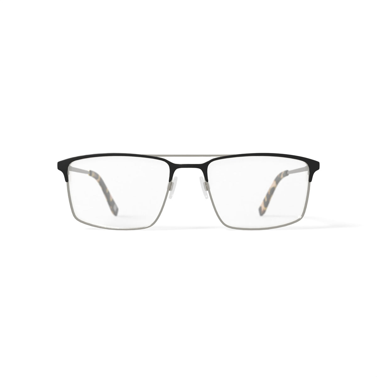 Men's RJ1934 Rectangular Prescription Eyeglasses with Case, Black/Gold