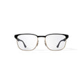  Unisex Size 54 Square Prescription Eyeglasses with Case, Black on Arista/Demo Lens