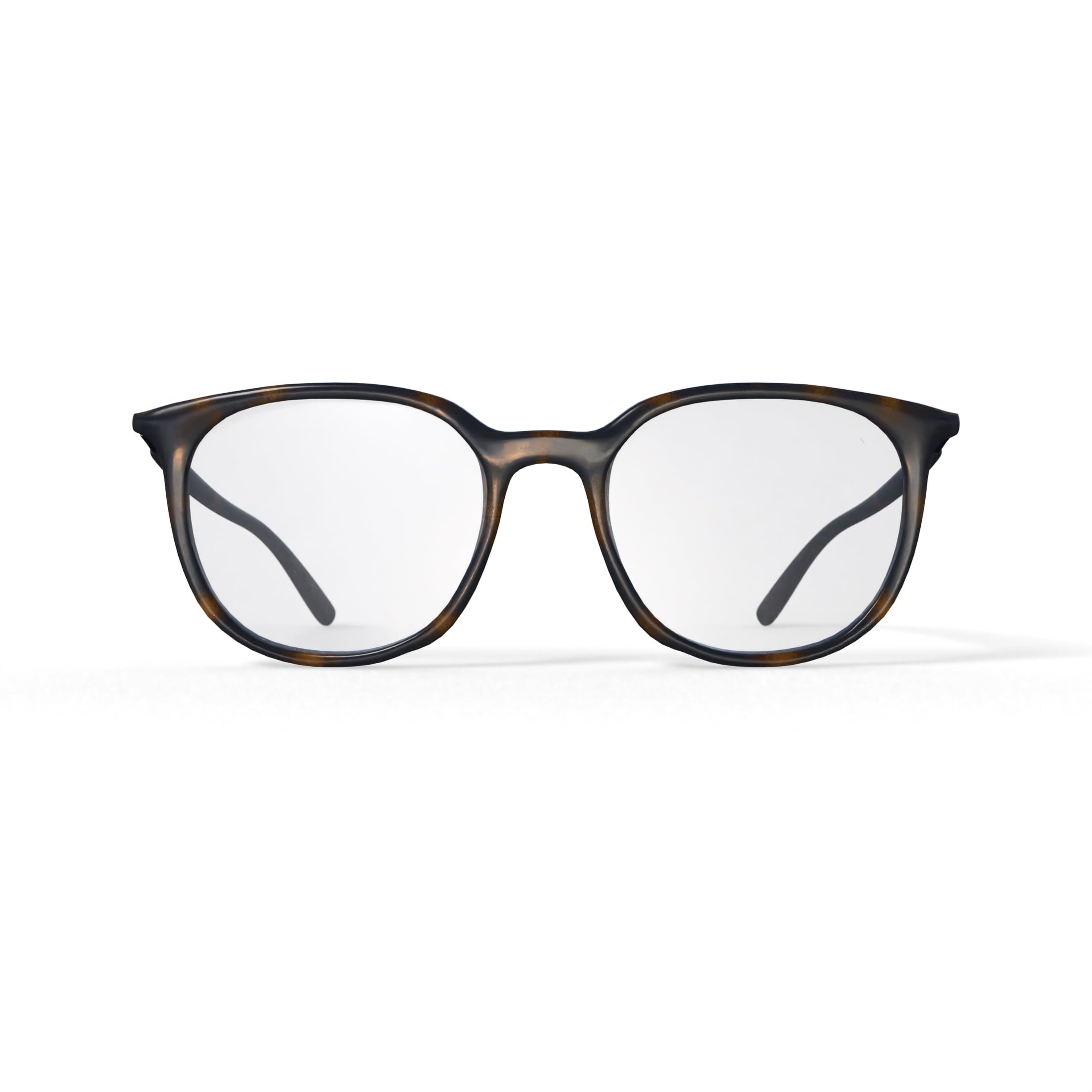  Women's Size 53 Square RB7190 Optics Prescription Eyeglasses with Case, Havana