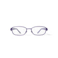 Rose Women's AR09 Rectangular Prescription Eyeglasses with Case, Purple