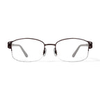 Women's BR60 Square Prescription Eyeglasses with Case, Beige