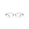 Women's M231 Oval Prescription Eyeglasses with Case, Cognac
