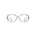 Women's SL749 Azure Oval Prescription Eyeglasses with Case, Crystal