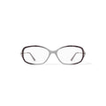 Women's SL1543 Rectangular Prescription Eyeglasses with Case, Crystal Purple
