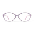 Women's SL1545 Oval Prescription Eyeglasses with Case, Purple