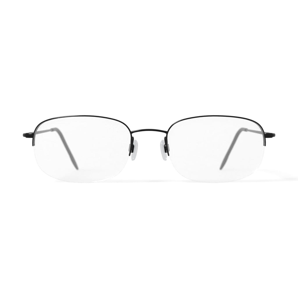Men's ST228 Rectangular Prescription Eyeglasses with Case, Gray