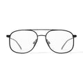 Men's ST143 Square Prescription Eyeglasses with Case, Gunmetal
