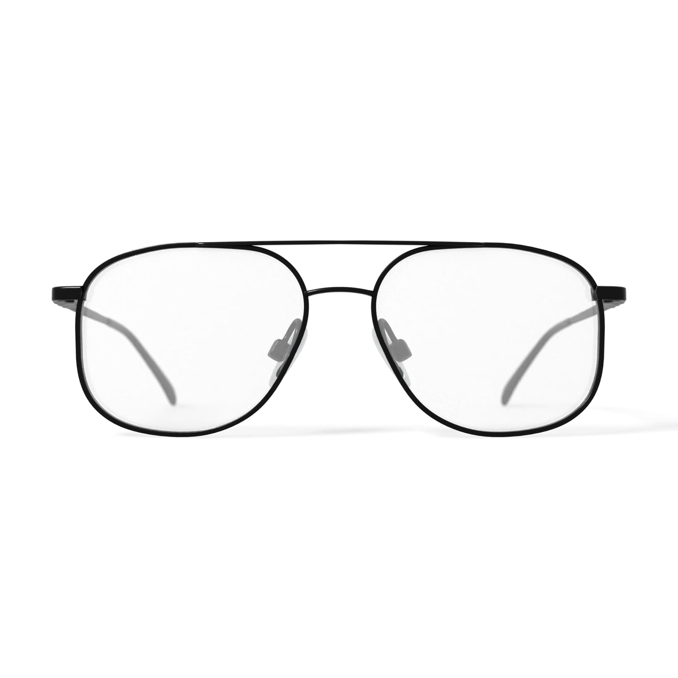 Men's ST143 Square Prescription Eyeglasses with Case, Gunmetal