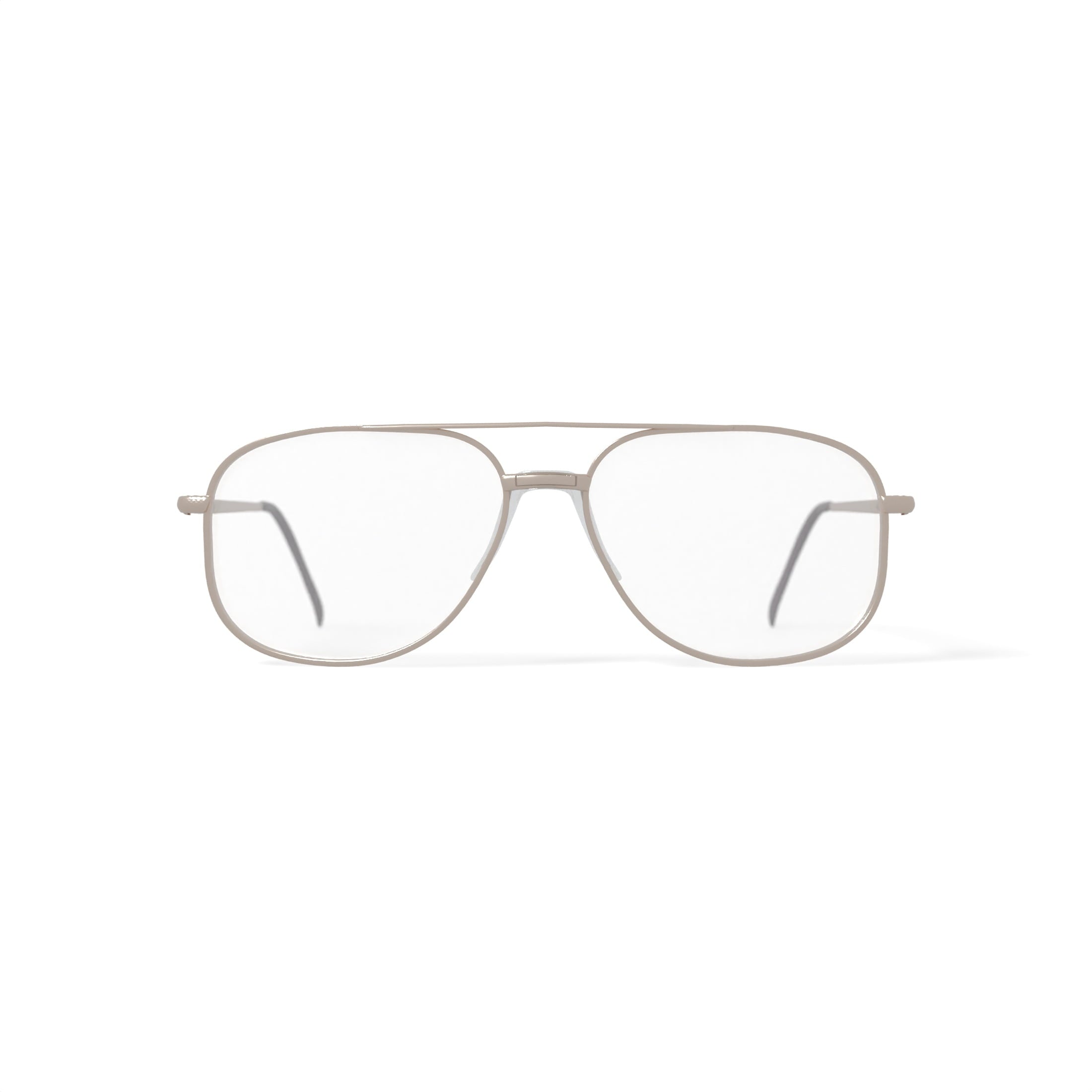 Men's ST178 Square Prescription Eyeglasses with Case, Gold