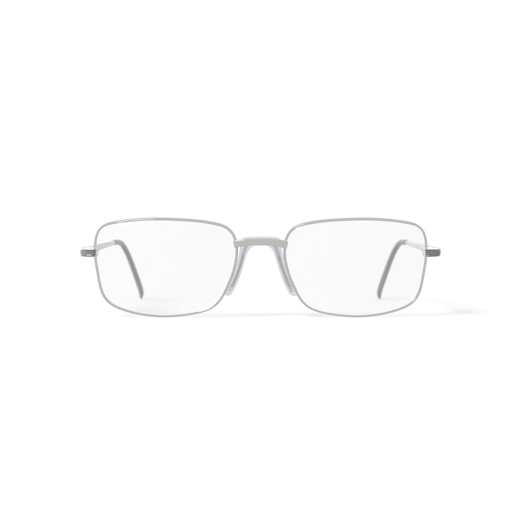 Men's STXL17 Square Prescription Eyeglasses with Case, Gunmetal