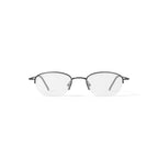 TiFlex Men's T1518 Oval Oval Prescription Eyeglasses with Case, Dark Pewter