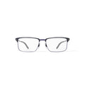 TiFlex Men's T1717 Browline Prescription Eyeglasses with Case, Matte Black